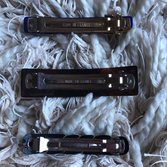 Three vintage hair clips barrettes - Picture 2 of 8